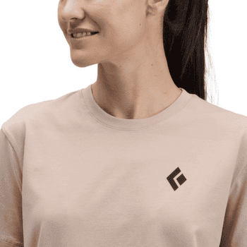 T-shirt a manches courtes Black Diamond Equipment For Alpnst SS Tee Women Pale Mauve