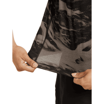 T-shirt a manches courtes Icebreaker Merino Blend 125 Cool-Lite Speed Tank Motion AOP Women PORCINI/BLACK/AOP