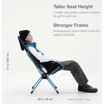 Chaise Helinox Sunset Chair (re) Black