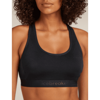 Brassiere Icebreaker Merino 125 ZoneKnit Racerback Bra Women Black