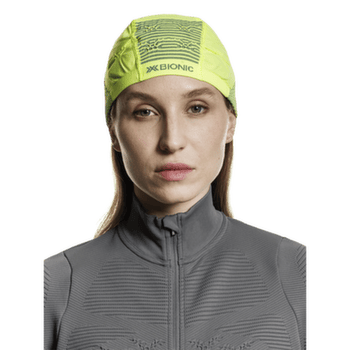 Casquettes X-Bionic X-Bionic Helmet Cap Hi Vis Yellow/Grey