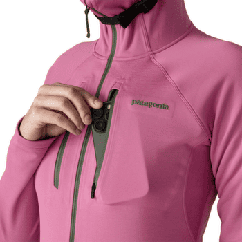 Veste Patagonia R1 Ultralight Hoody Women Faded Magenta