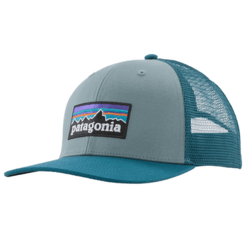 Casquette de baseball Patagonia P-6 Logo Trucker Hat Blue Sage