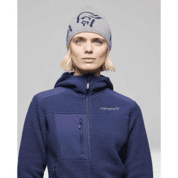Casquettes Norrona /29 mid merinoUll logo Beanie Grey Melange