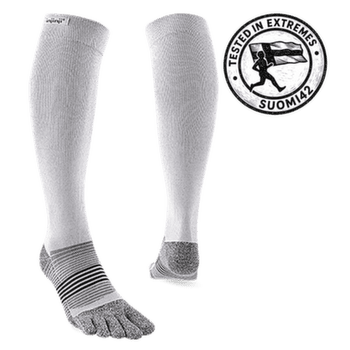 Chaussettes Injinji Compression Over The Calf GRAY
