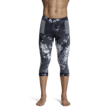 Leggings 3/4 X-Bionic ENERGY ACCUMULATOR WILD 3/4 PANTS TieDye X Black/X White