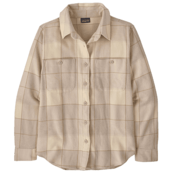 Chemises a manches longues Patagonia FJORD FLANNEL SHIRT Women Snow Owl: Rutabaga White