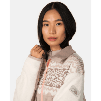 Sweat-shirt Kari Traa Amie Jacket COCOA/COCOA POWDER