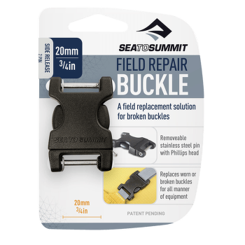 Boucle Sea to Summit Side Release 2 Pin 20 mm Black