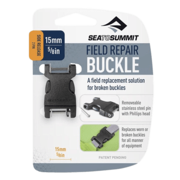 Boucle Sea to Summit Buckle 15 mm side release 2 pin Black