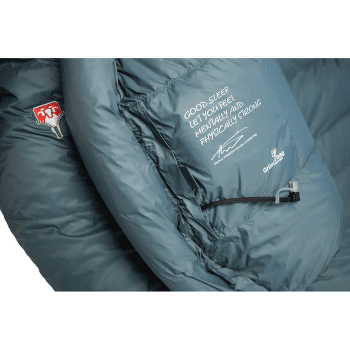 Sac de couchage Grüezi bag Biopod Down Hybrid Ice Cold Platin Grey