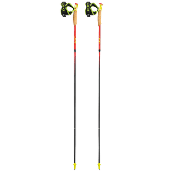 Trou Leki Ultratrail FX.One Superlite bright red-neonyellow-naturalcarbon