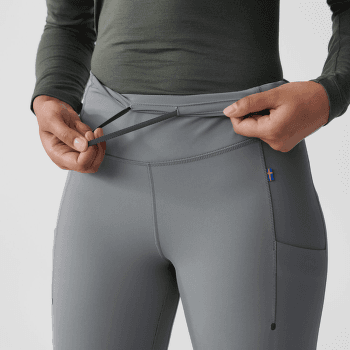 Leggings Fjällräven Abisko Värm Trekking Tights Women Black-Iron Grey