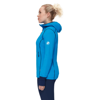 Sweat-shirt Mammut Taiss Light ML Hooded Jacket Women 40322 deep teal-black