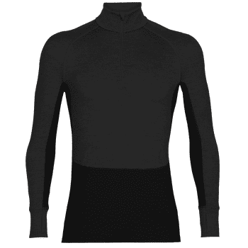 Pull (fermeture 3/4) Icebreaker 260 ZoneKnit LS Half Zip Men JET HTHR/BLACK/METRO HTHR/CB