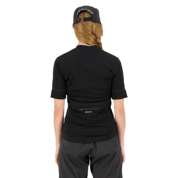 T-shirt a manches courtes Mons Royale Cadence Half Zip Women Black