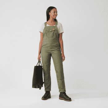 Pantalons Fjällräven Vardag Dungaree Trousers Women Green