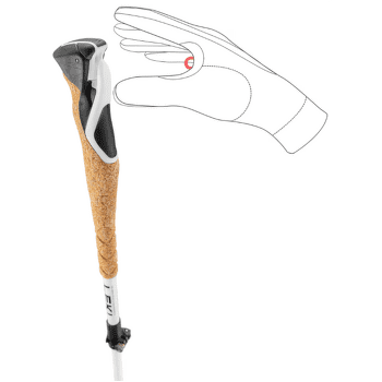 Trou Leki Cross Trail FX Superlite white-envy-black