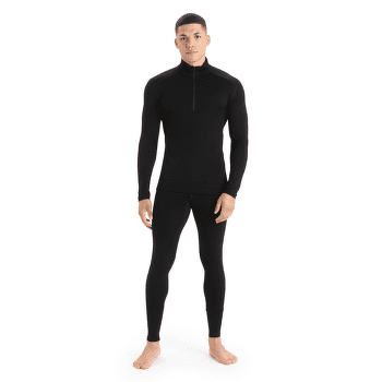 T-shirt a manches longues Icebreaker Merino 260 Tech LS Half Zip Men Black