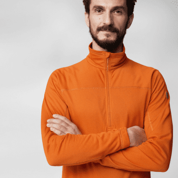 Sweat-shirt Fjällräven Abisko Lite Fleece Half Zip Men Black