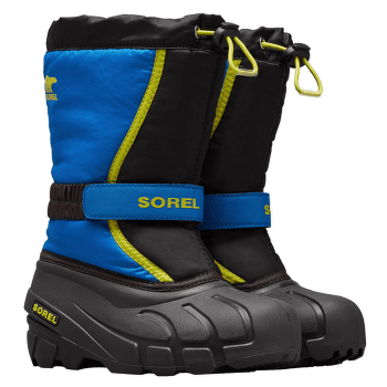 Chaussures Sorel Childrens Flurry™ Black, Super Blue 014