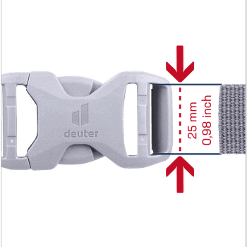 Boucle deuter Buckle 25D HI/TR/AL Black