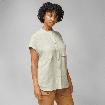 Chemises a manches courtes Fjällräven Övik Hemp Shirt SS Women Dusty Rose