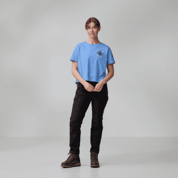 T-shirt a manches courtes Fjällräven Fjällblomster Logo T-Shirt Women Lavender Mist