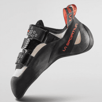 Chaussons d'escalade La Sportiva Miura VS Women White/Cherry Tomato