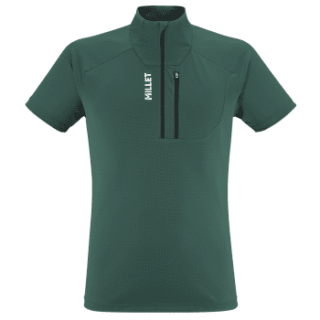 T-shirt a manches courtes Millet Kamet TS Zip SS Men BOTTLE