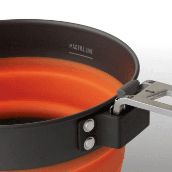 Casserole Sea to Summit Frontier UL Collapsible Pot - 1L Puffins Bill Orange
