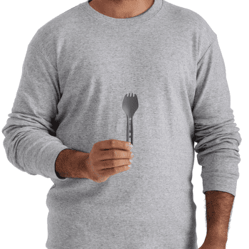 Cuillere Sea to Summit Frontier UL Spork - Short Handle Aluminium Hard Anodised Grey