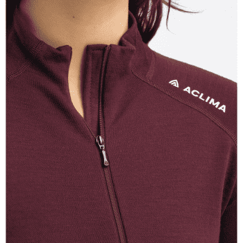 T-shirt a manches longues Aclima WarmWool Mock Neck Shirt Women Fig