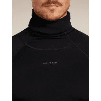 Sweat-shirt Icebreaker 300 MerinoFine™ Polar LS Roll Neck Men Black