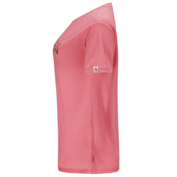 T-shirt a manches courtes Aclima LightWool Tee Logo Women Sun Kissed Coral