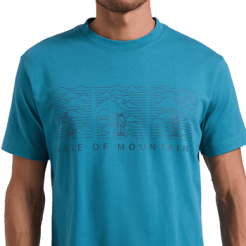 T-shirt a manches courtes La Sportiva MADE OF MOUNTAIN Men Lake/Night Sky