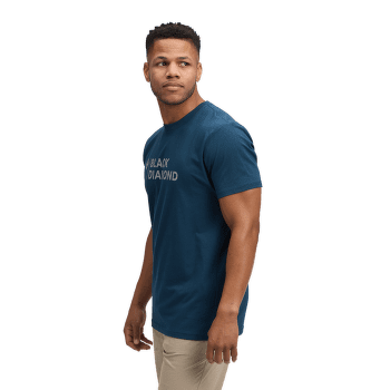 T-shirt a manches courtes Black Diamond Mini Stacked SS Tee Men Indigo