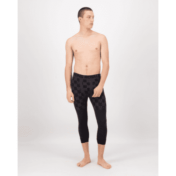 Leggings Mons Royale Ascender Merino Seamless 3/4 Legging Men Forged Iron / Black