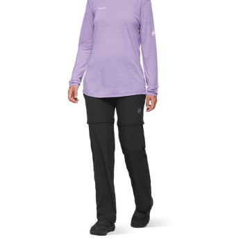 Pantalons Mammut HIKING ZIP OFF PANTS WOMEN black 0001