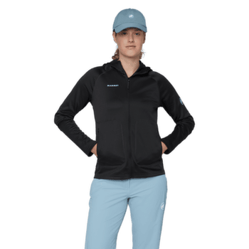 Sweat-shirt Mammut CRAG ML HOODED JACKET WOMEN black 0001