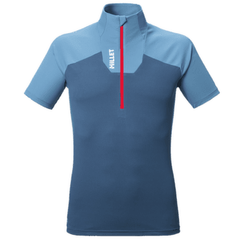 T-shirt a manches courtes Millet KAMET TS ZIP SS Men CORONET BLUE/SAPHIR