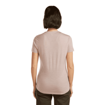 T-shirt a manches courtes Icebreaker Merino Blend 125 Cool-Lite Sphere SS Tee IB Vertical Women PINK QUARTZ