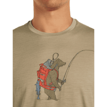 T-shirt a manches courtes Icebreaker Merino 150 Tech Lite SS Tee Bear Catch Men ARCTIC