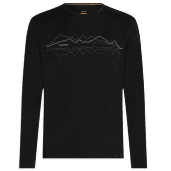 T-shirt a manches longues Icebreaker Merino 200 Oasis LS Crewe Icebreaker Men BLACK