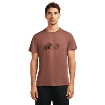 T-shirt a manches courtes Icebreaker Merino Blend Core SS Tee Canoe Companions Men Midnight Navy