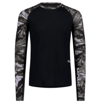 T-shirt a manches longues Mons Royale Temple Merino Long Sleeve Men Rock Camo/Black