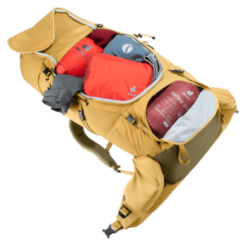 Sac a dos deuter Aircontact Core 60+10 baltic-nightblue