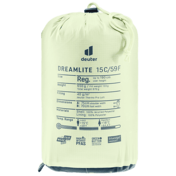 Sac de couchage deuter Dreamlite 15 nautic-breeze