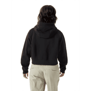 Sweat-shirt Arcteryx Emblem Fleece Full Zip Crop Hoody Women Pineberry