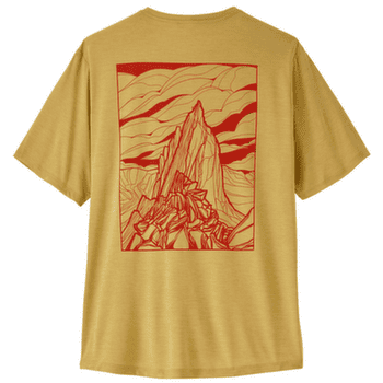 T-shirt a manches courtes Patagonia Cap Cool Daily Shirt - Cloud Crag Men Limestone Yellow - Light Limestone Yellow X-Dye